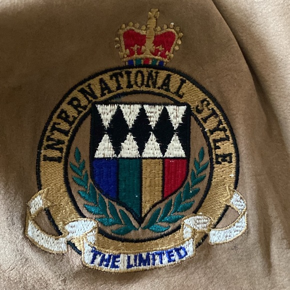 THE LIMITED Women’s Brown/Cream 100% Leather 100%Cotton Jacket Size M - Picture 8 of 8